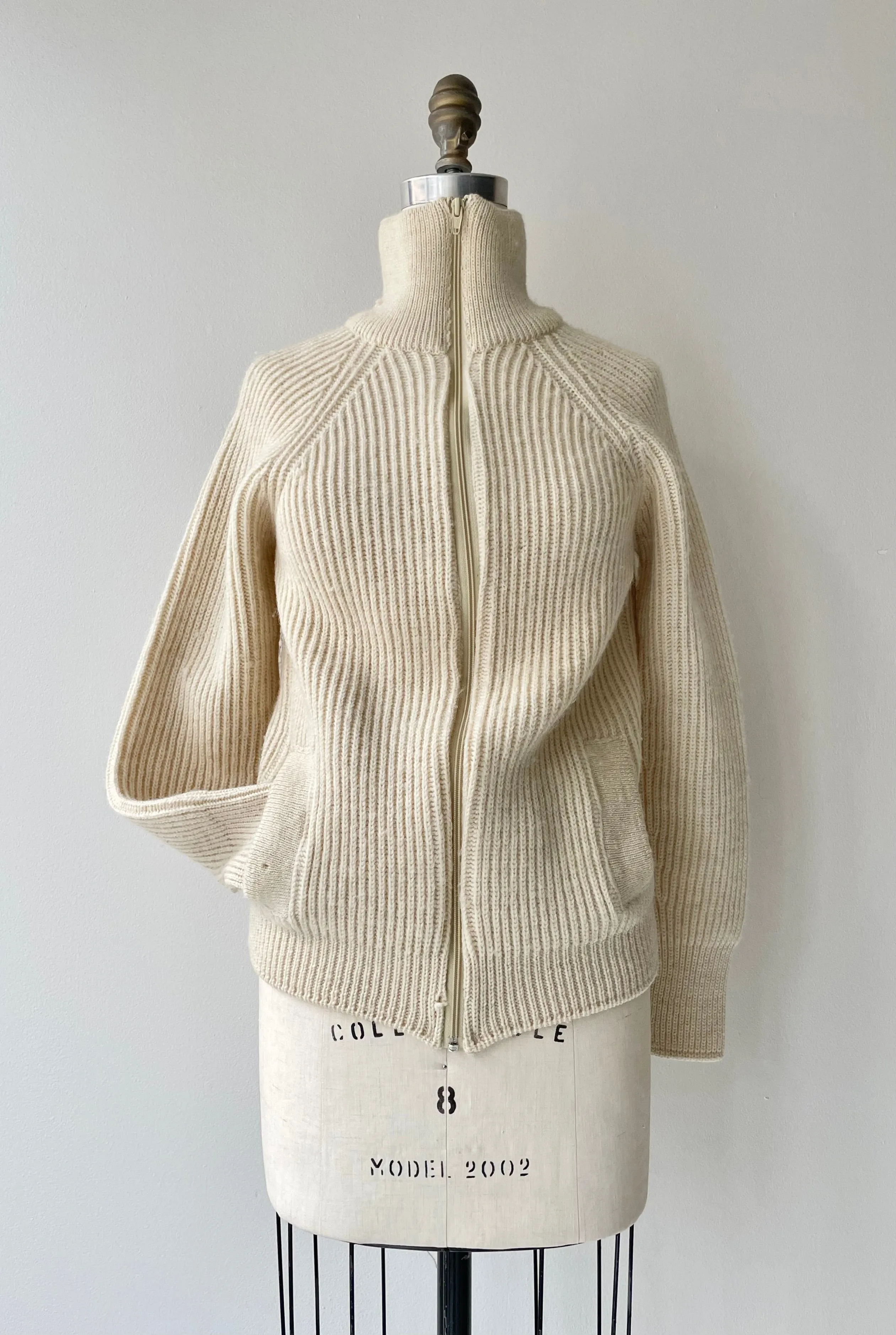 1980s L.L. Bean Wool Sweater Jacket