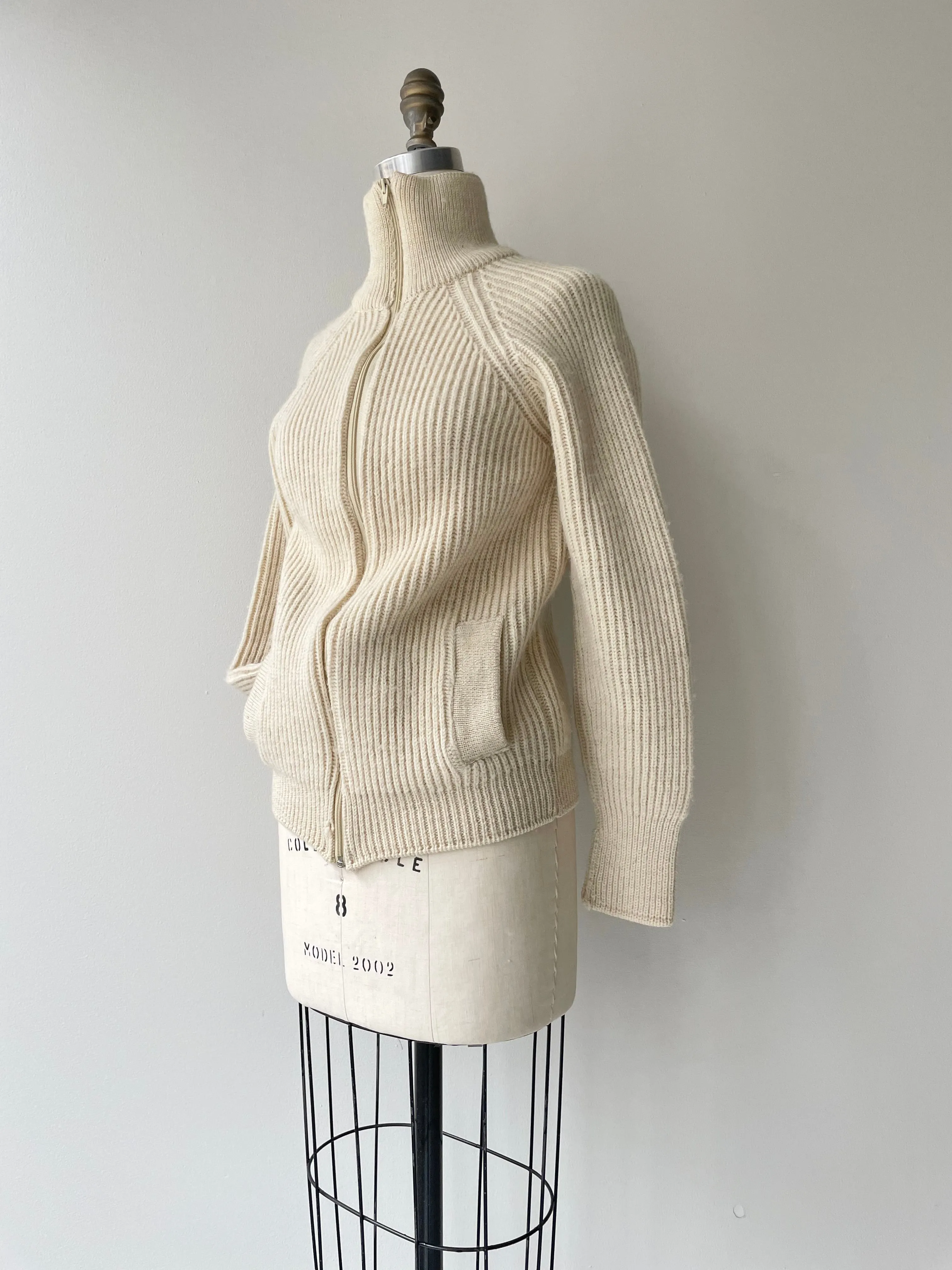 1980s L.L. Bean Wool Sweater Jacket