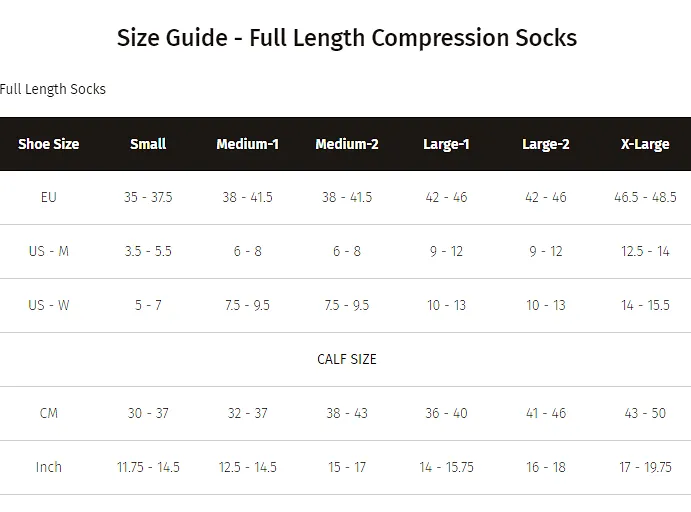 2XU Compression Socks (Full Length)