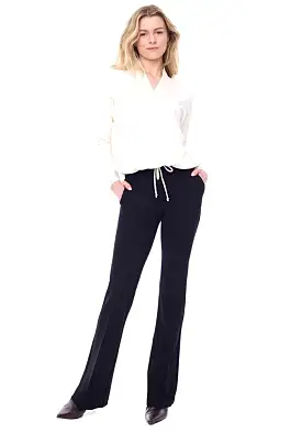 67923 Dark Charcoal Ponte Full Length Pant