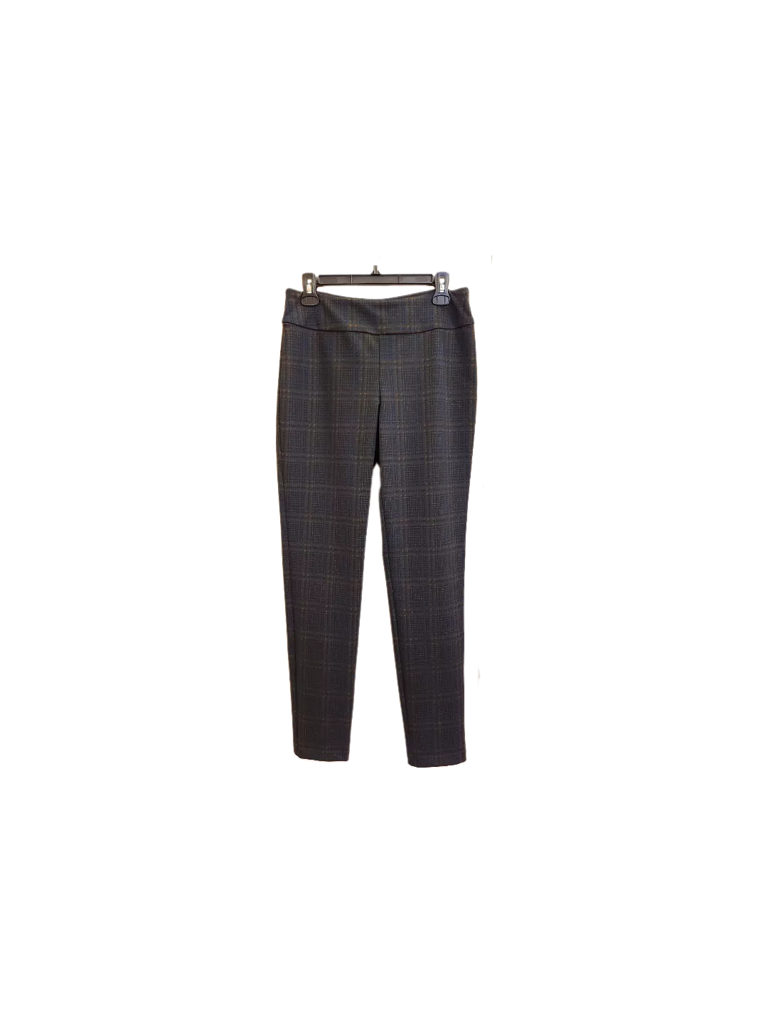 67924 Black/Navy Checker Full Length Pant