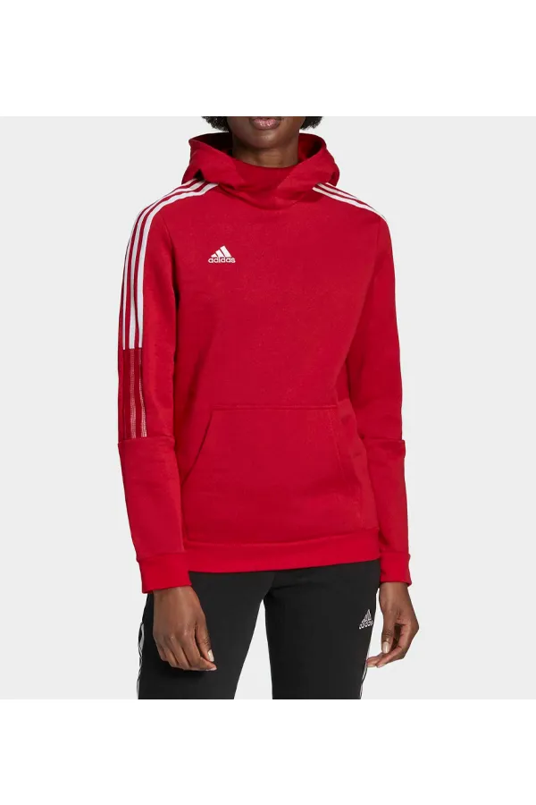 Adidas Women Logo Hoodie Red