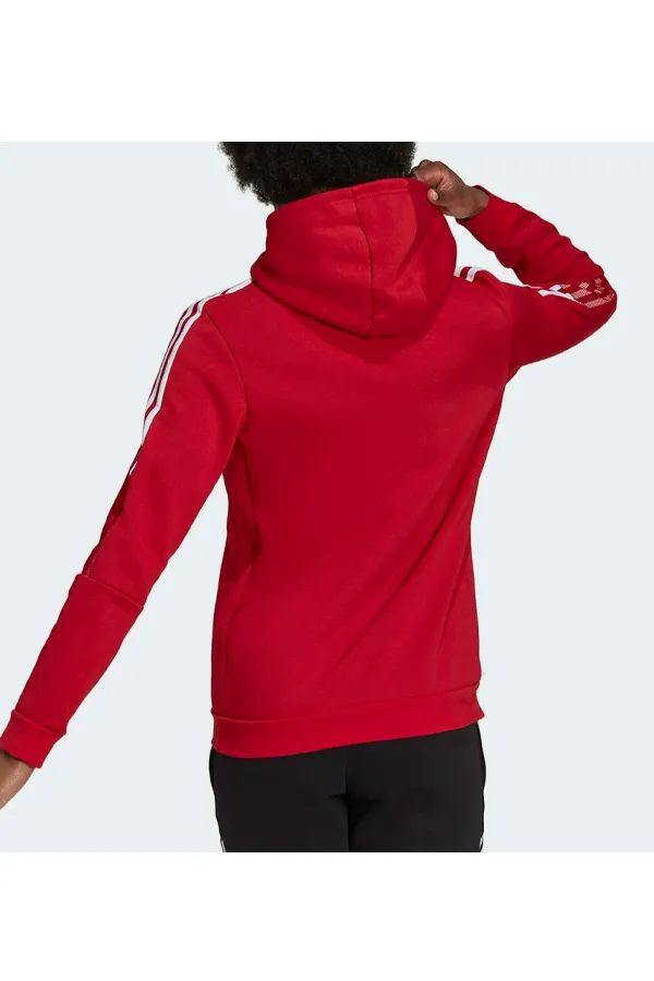 Adidas Women Logo Hoodie Red