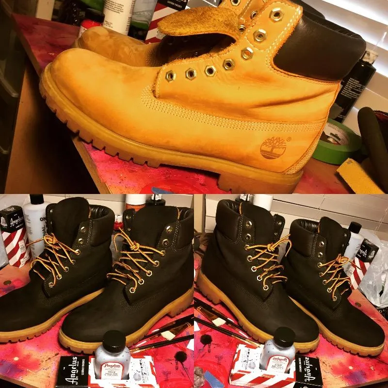 Angelus Suede Dye Yellow