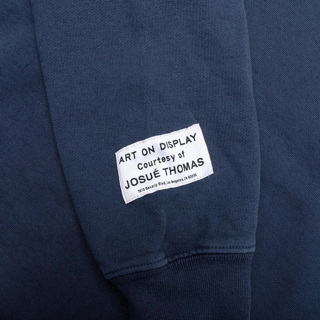 ATK Stacked Logo Hoodie - Navy