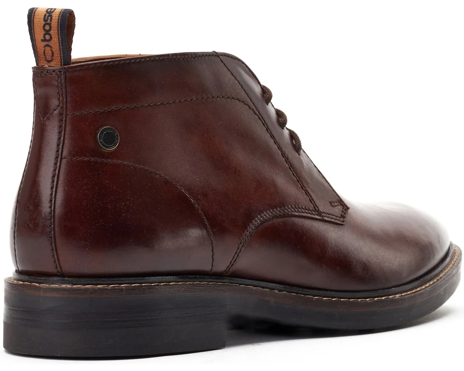 Base London Knebworth Mens Leather Lace Up Chukka Boot