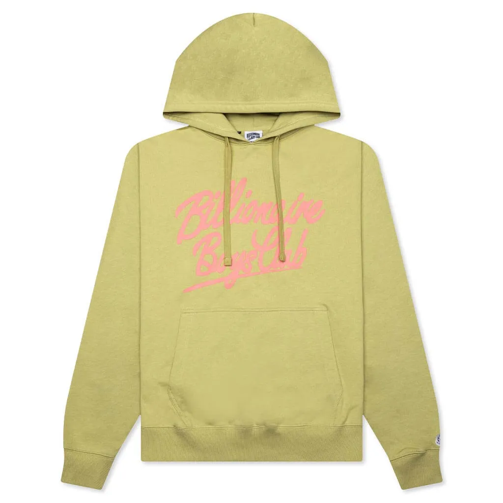 BB Script Hoodie - Leek Green