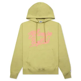 BB Script Hoodie - Leek Green