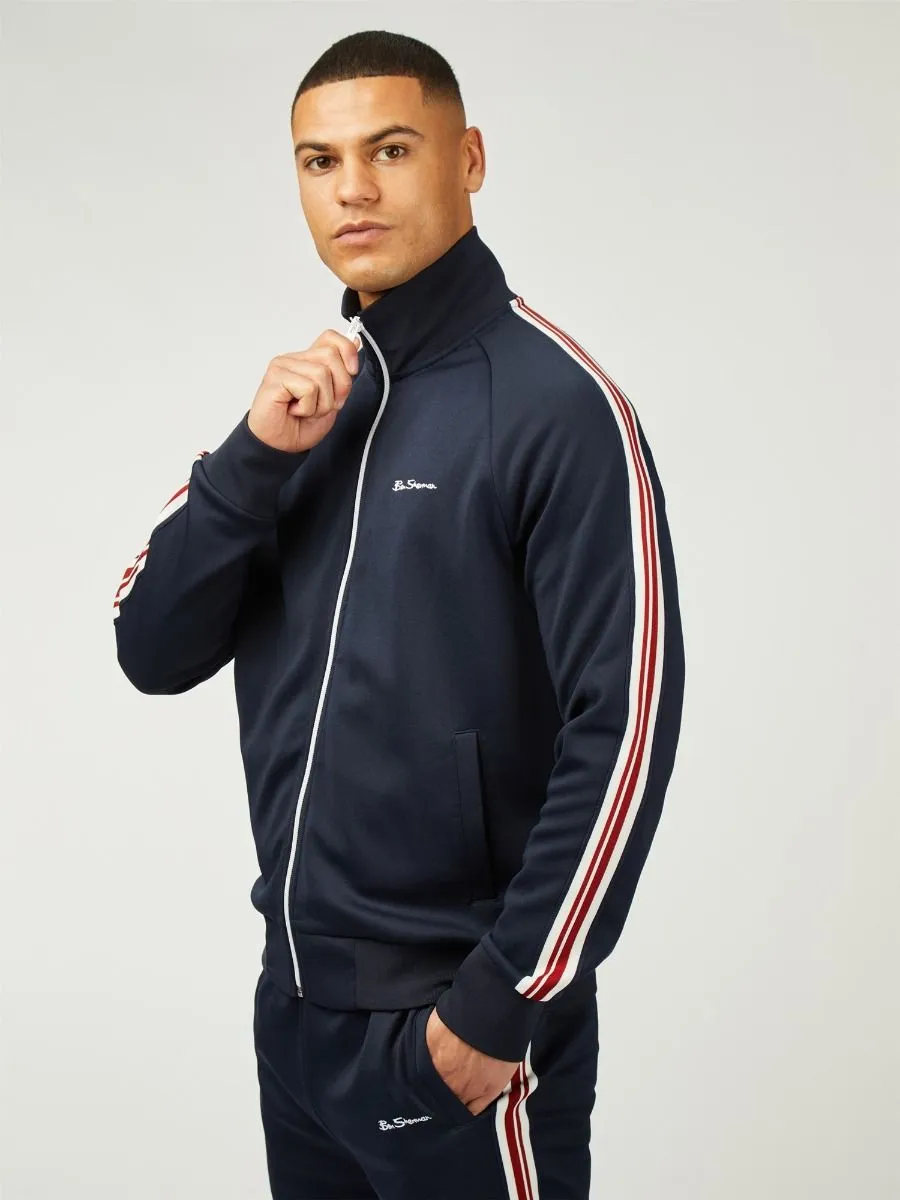 Ben Sherman House Tape Track Jacket Dark Navy