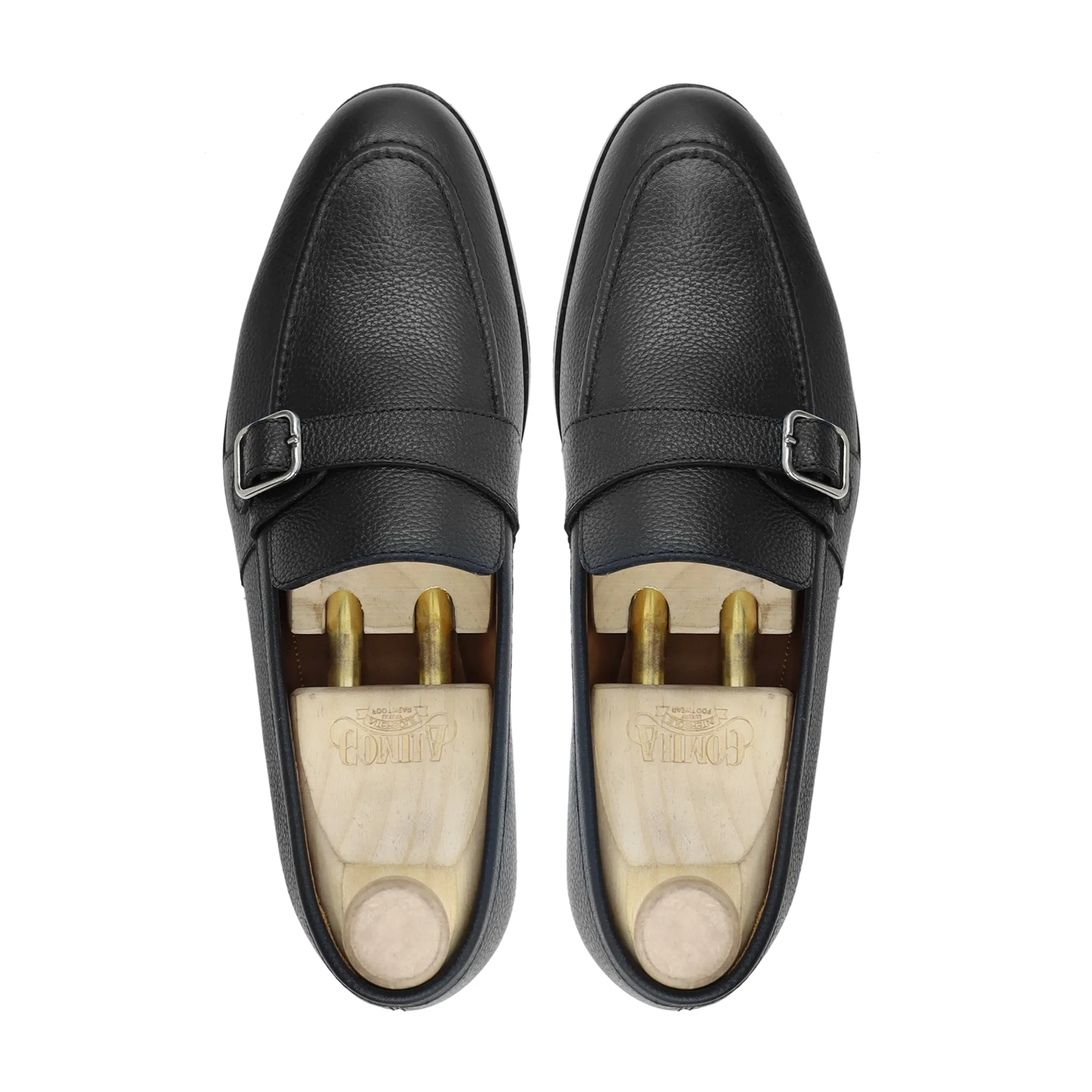 BRASILIA - BLACK PEBBLE GRAIN LOAFER