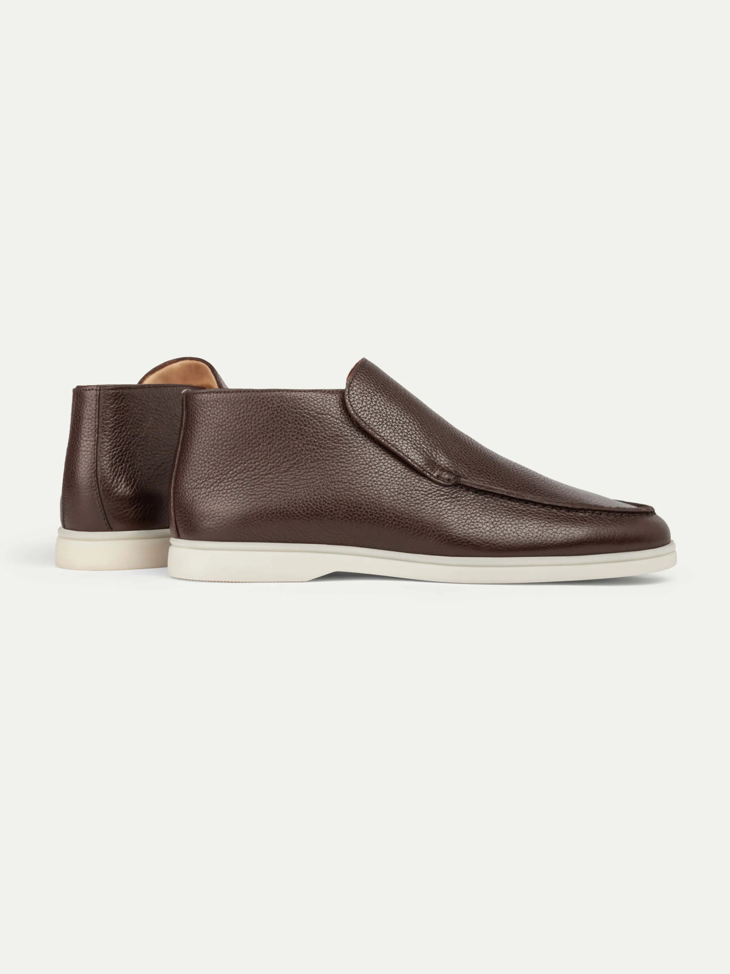 Brown Grain City Loafer