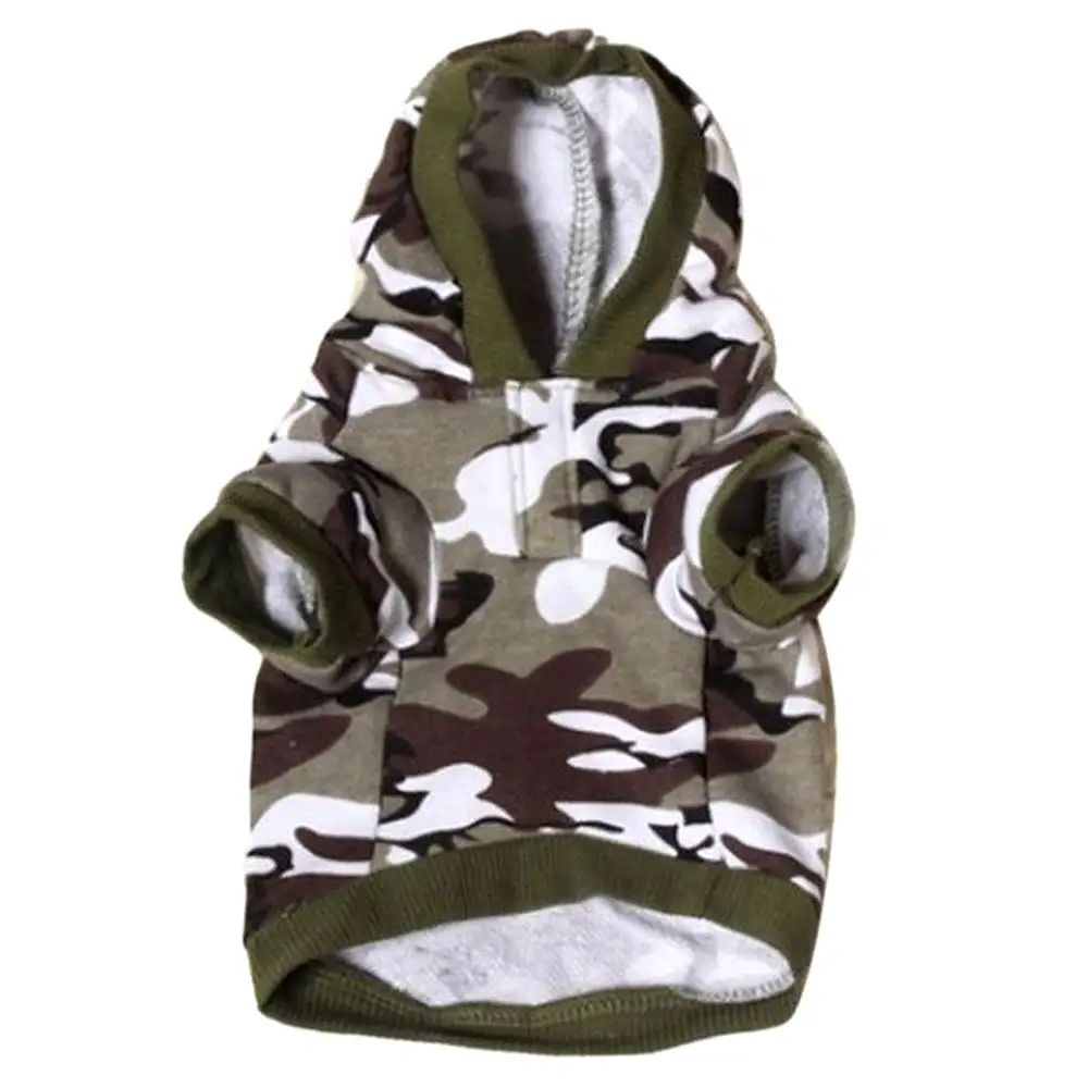 Camo Dog Hoodie - Green