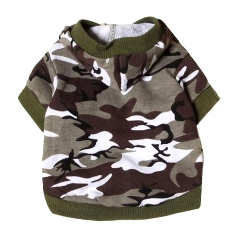 Camo Dog Hoodie - Green