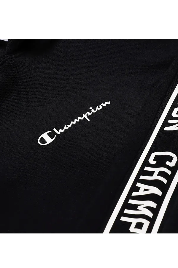 Champion American Tape Hoodie Black