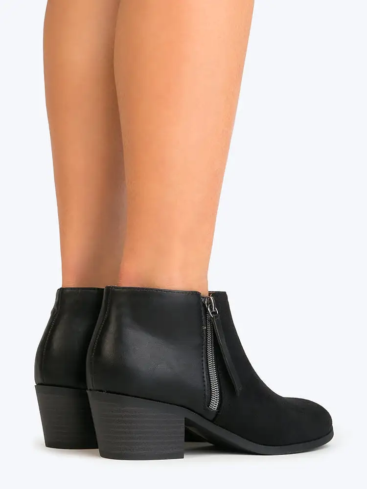 Closed Toe Casual Bootie