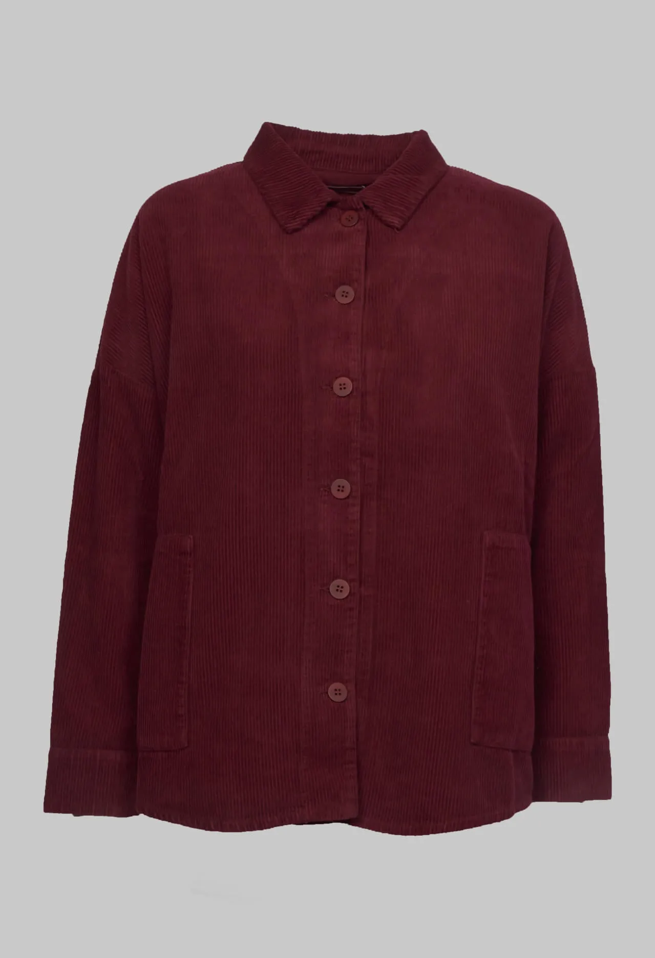 Corduroy Jacket in Prune