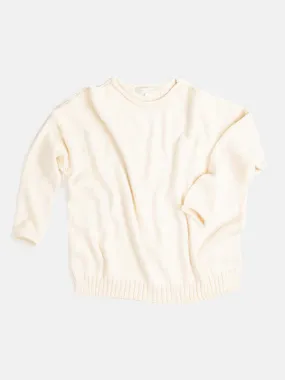 Cotton Rollneck Sweater - Natural