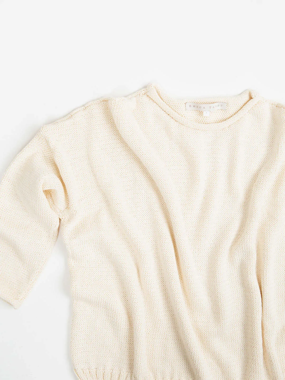 Cotton Rollneck Sweater - Natural