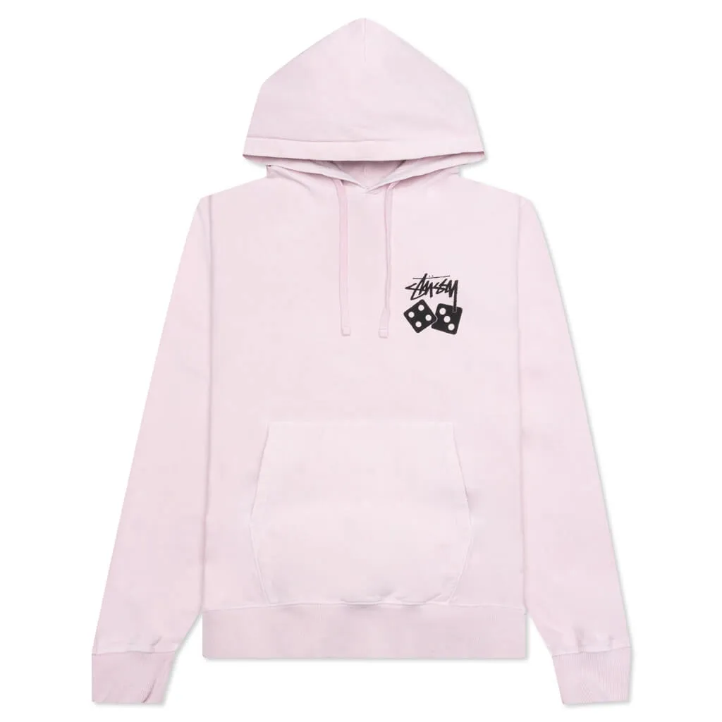 Dice Pigment Dyed Hoodie - Blush