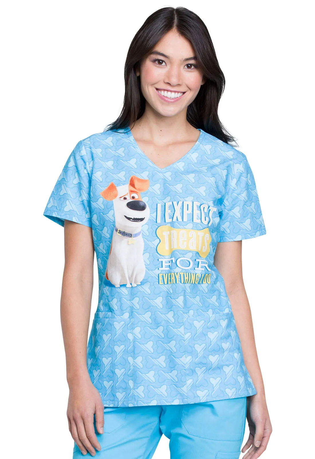 Disney's V-Neck Top in I Expect Treats