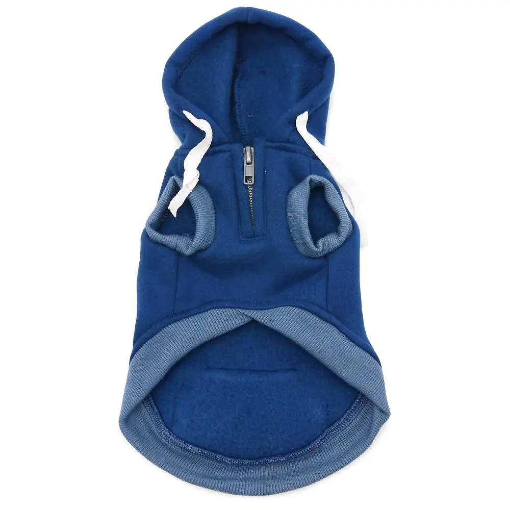 Drawstring Dog Hoodie by DOGO - Blue