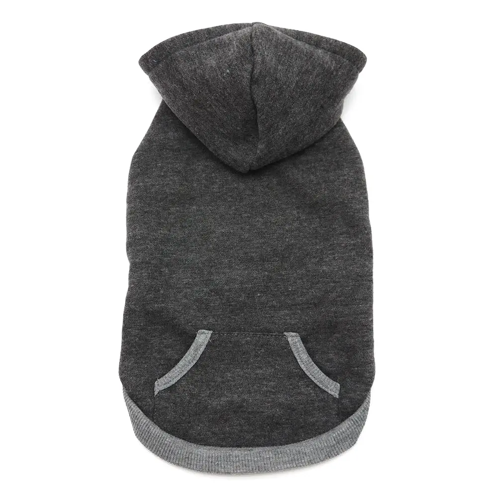 Drawstring Dog Hoodie by DOGO - Gray