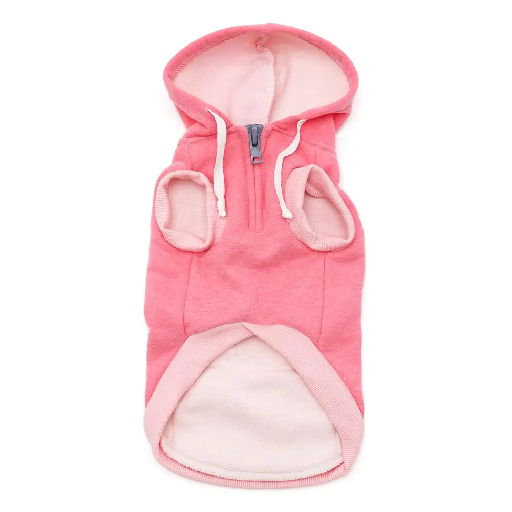 Drawstring Dog Hoodie by DOGO - Pink