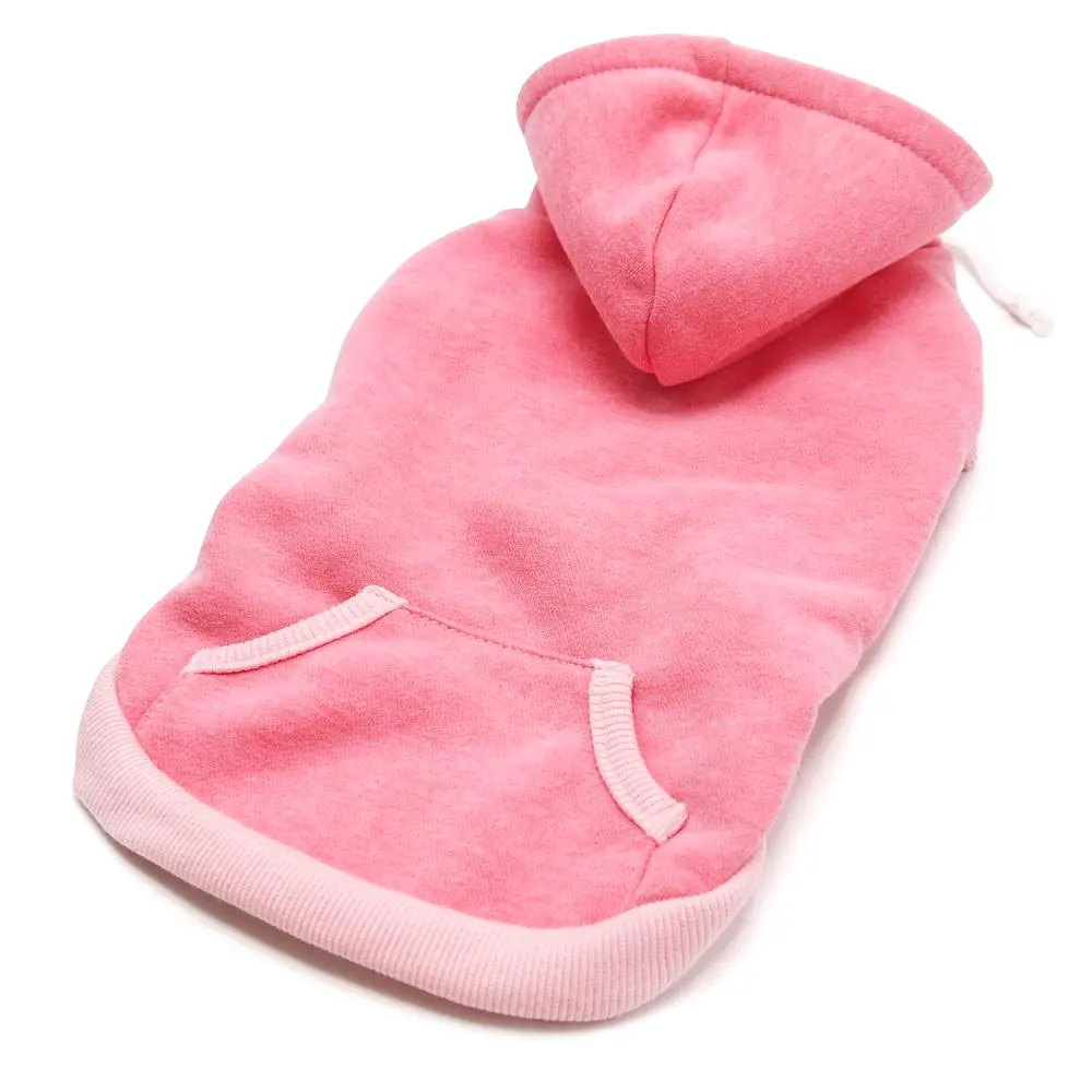 Drawstring Dog Hoodie by DOGO - Pink