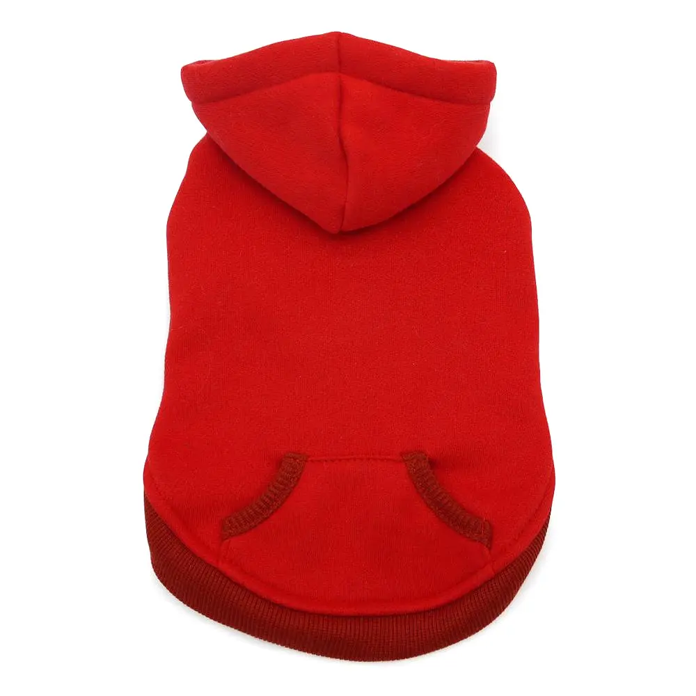 Drawstring Dog Hoodie by DOGO - Red