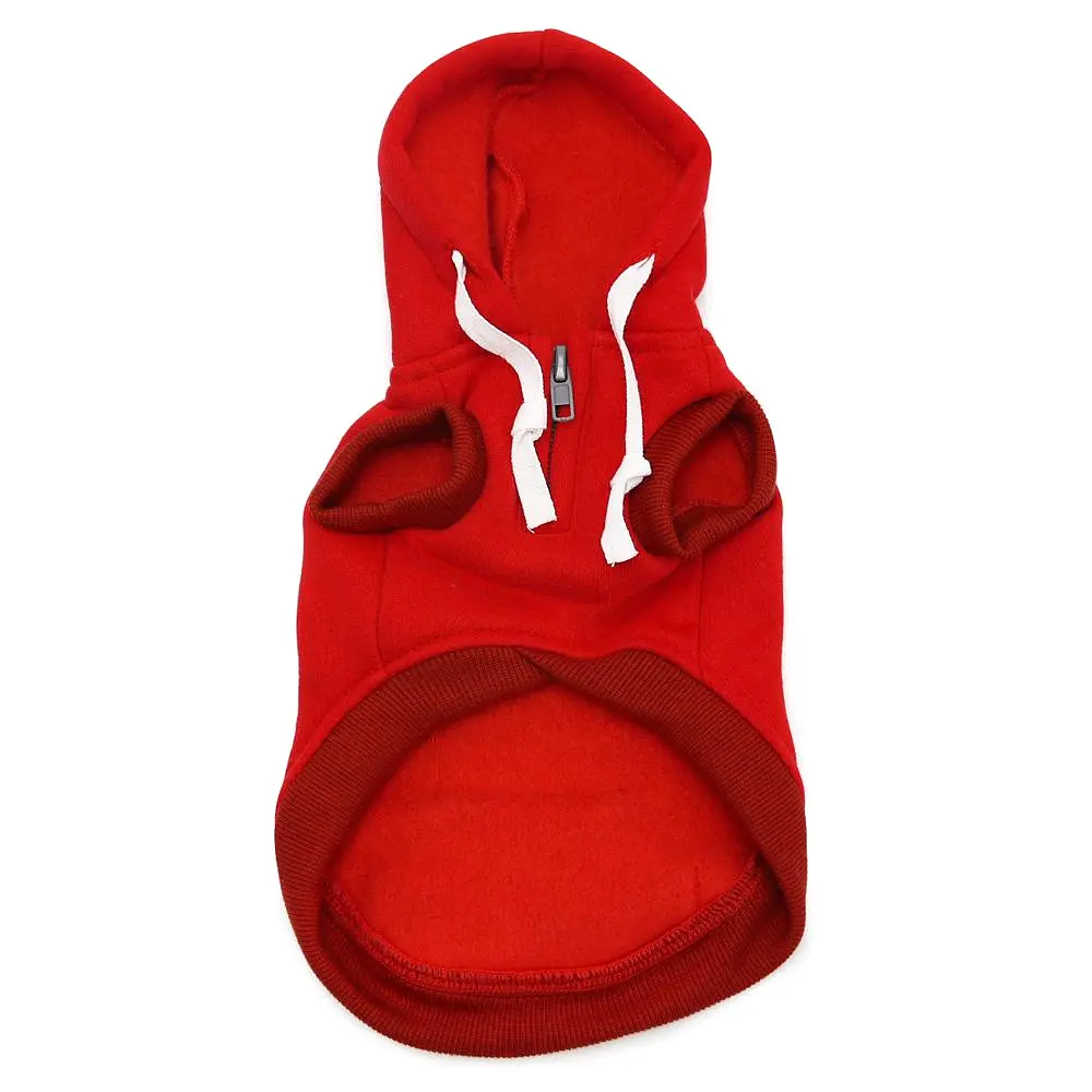 Drawstring Dog Hoodie by DOGO - Red