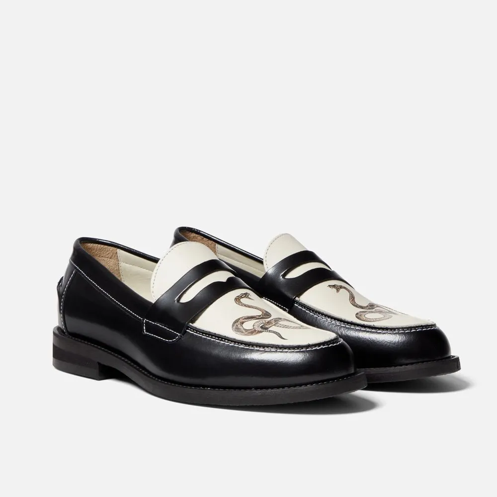 Duke + Dexter Wilde Snake Penny Loafer - Men's