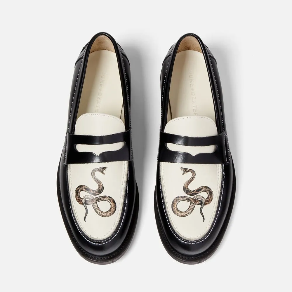 Duke + Dexter Wilde Snake Penny Loafer - Men's