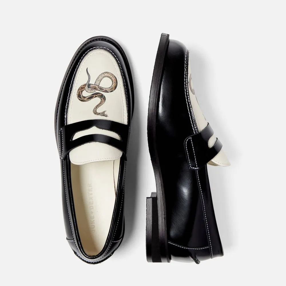 Duke + Dexter Wilde Snake Penny Loafer - Men's