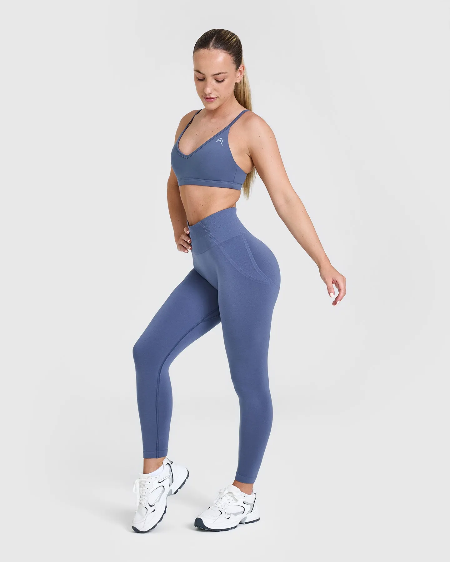 Effortless Seamless Leggings | Slate Blue