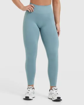 Effortless Seamless Leggings | Steel Blue