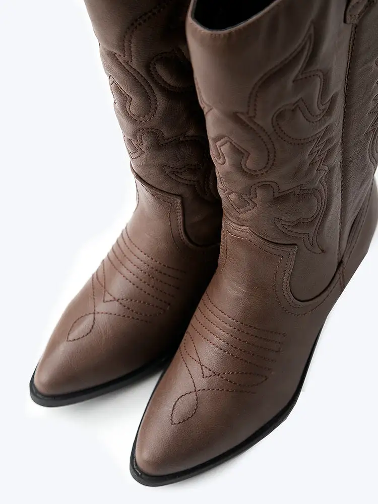 Embroidered Cowboy Boot