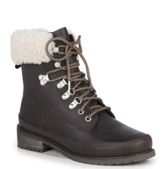 EMU Australia Okab Waterproof Leather Boots in Espresso