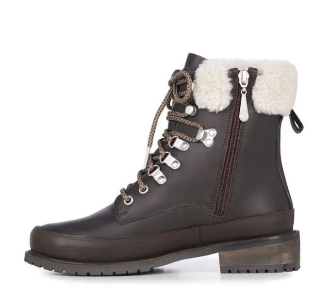 EMU Australia Okab Waterproof Leather Boots in Espresso