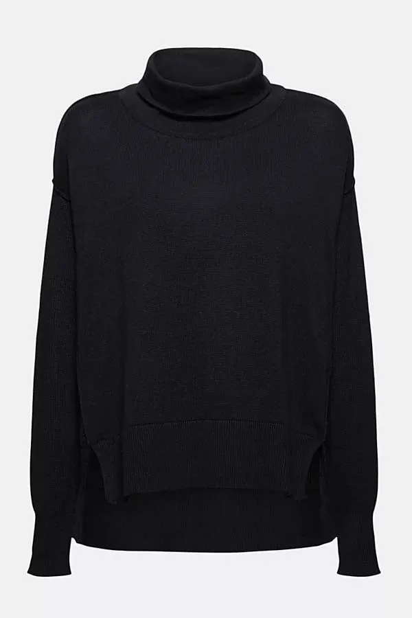 Esprit Boxy Polo Neck Sweater