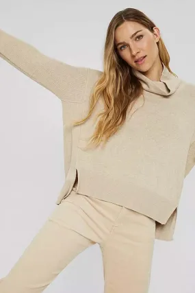 Esprit Boxy Polo Neck Sweater