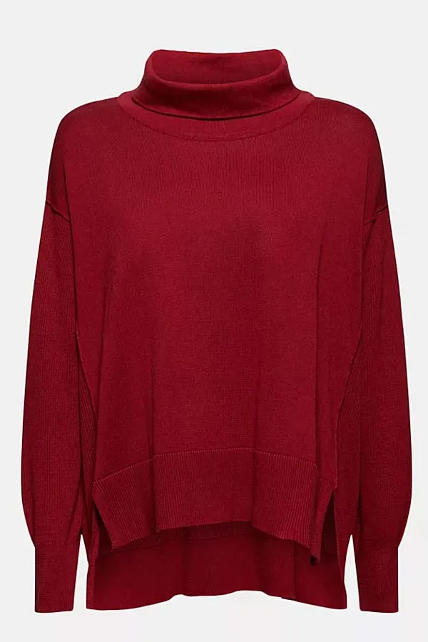 Esprit Boxy Polo Neck Sweater