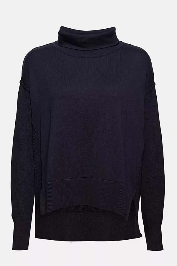 Esprit Boxy Polo Neck Sweater