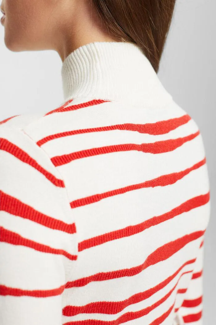 Esprit Soft Viscose Striped Sweater