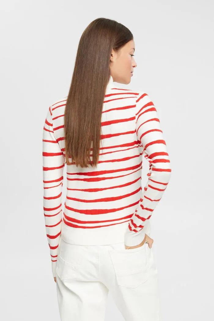 Esprit Soft Viscose Striped Sweater