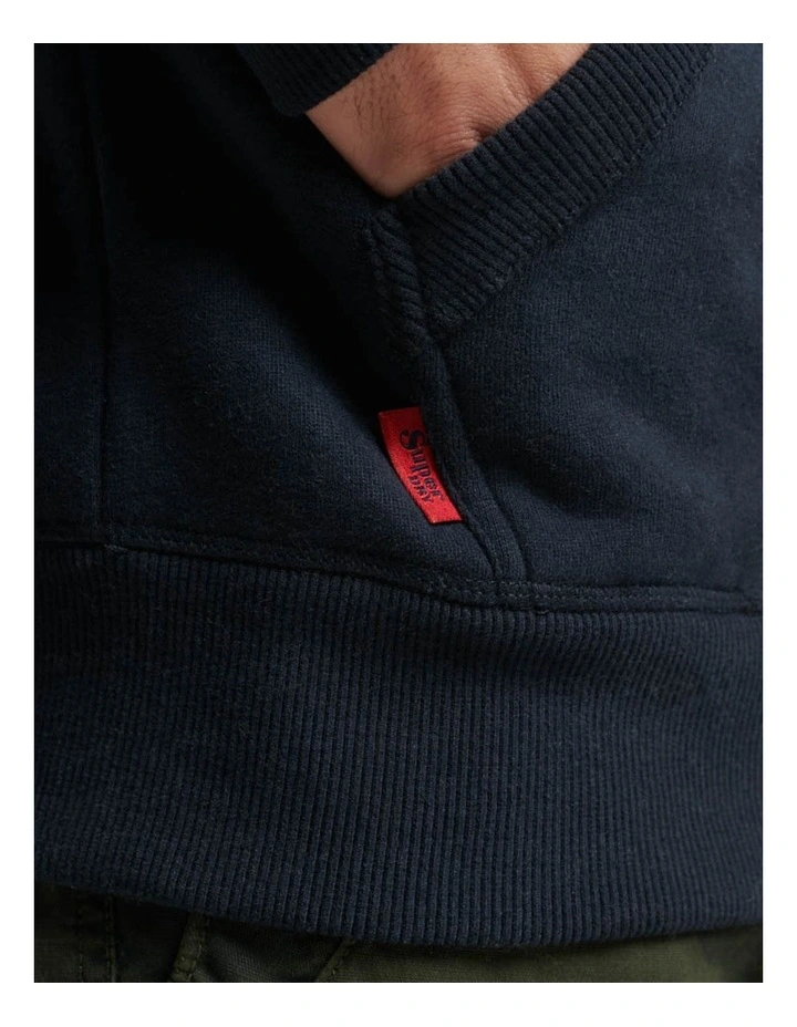 Essential Logo Hoodie in Eclipse Navy