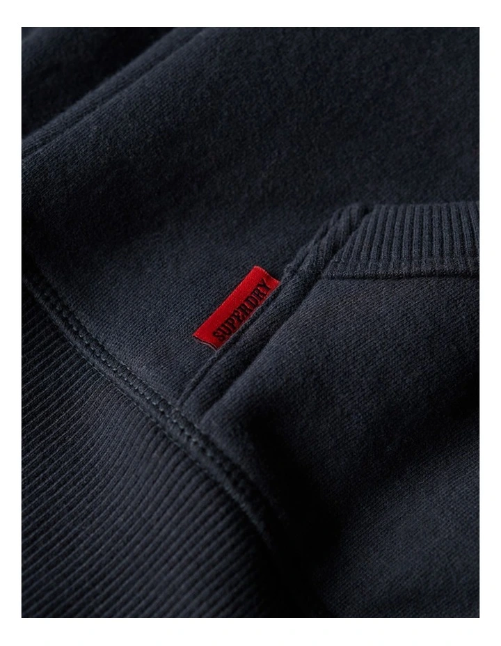 Essential Logo Hoodie in Eclipse Navy