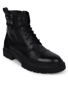 Ezok Stan Black Casual Boot Shoes