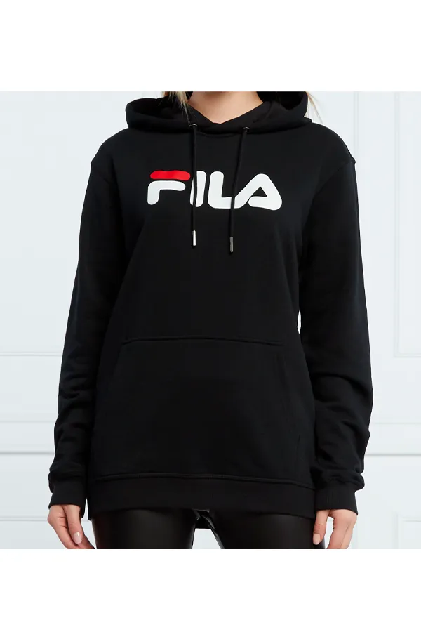 FILA Women Logo Hoodie Black