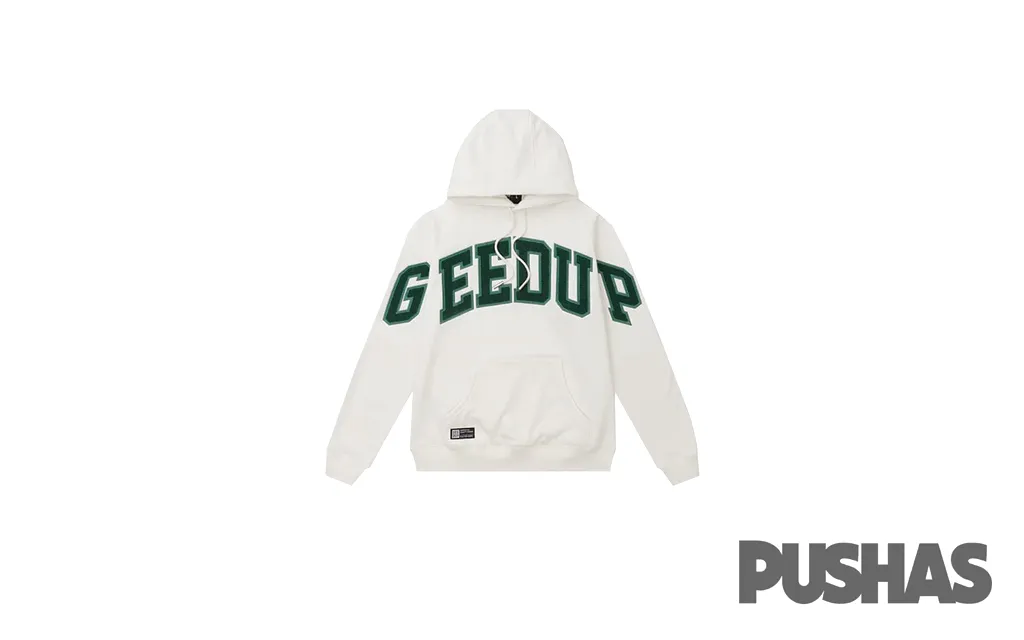 Geedup Team Logo Hoodie 'White/Green'