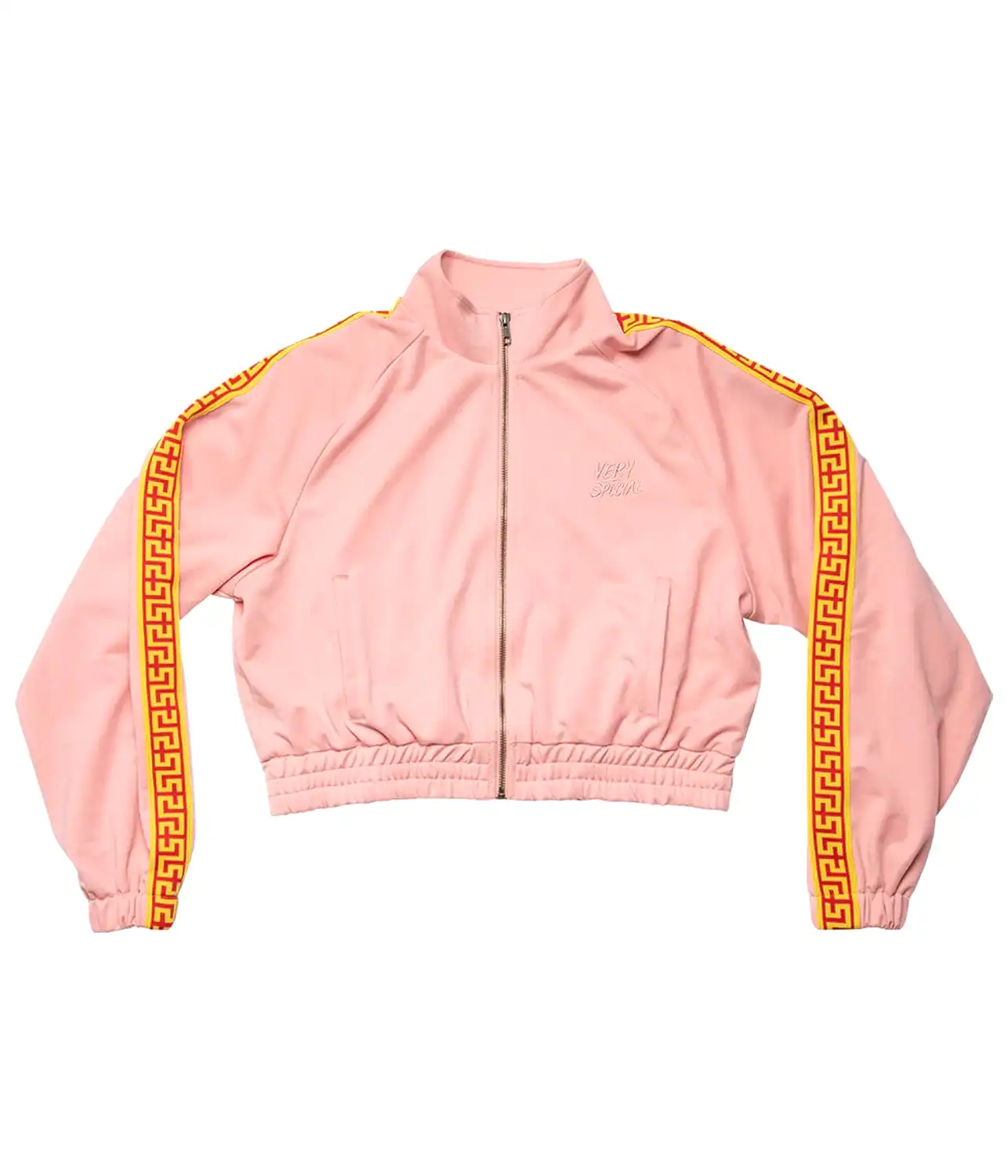 GEO TRACK JACKET- PINK